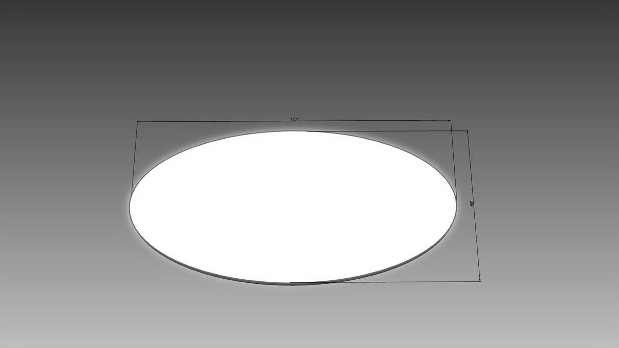 3.5" Deep Single Sided Wall Cabinet - Rounds/Ovals