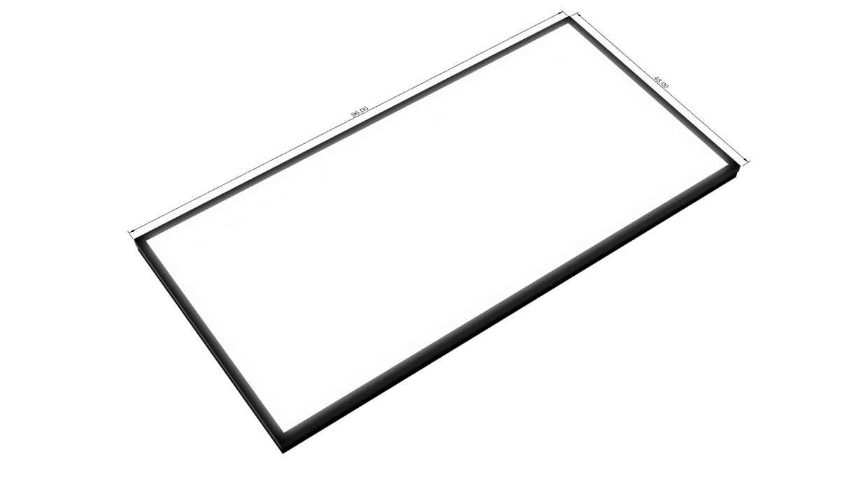 3.5" Deep Single Sided Wall Cabinet - Rectangle